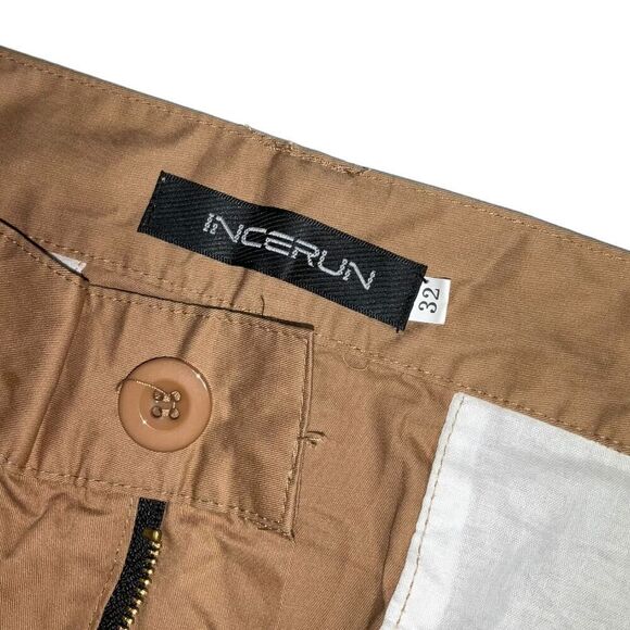 🔥INCERUN Slim Fit Trousers 👖 Rich Brown | Size 32 | Smart-Casual Vibes - Picture 5 of 5